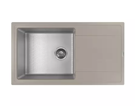 Кухонная мойка Florentina Комби 86 см 21.400.D0860.305 грей