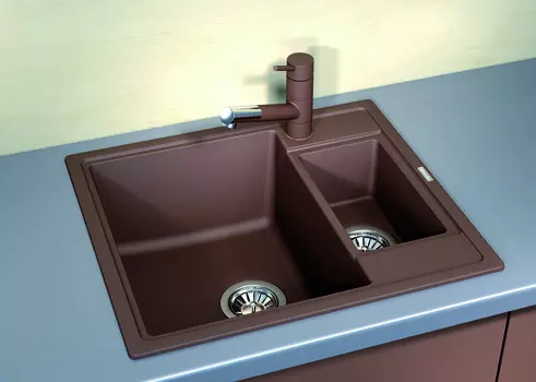 Кухонная мойка Florentina Липси 580 К Песочный