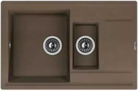 Кухонная мойка Florentina Липси 78 см К 20.250.D0780.105 коричневая