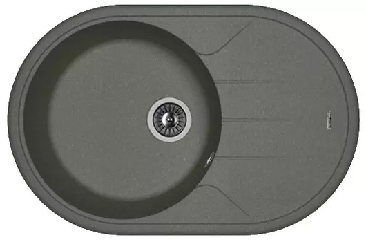 Кухонная мойка Florentina Лотос 78 см 20.295.C0780.102 черная