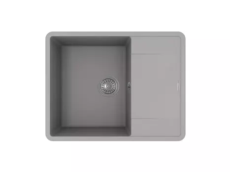Кухонная мойка Florentina Пьемонт 65 см 17.030.C0650.307 серый шелк