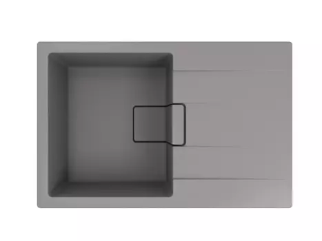 Кухонная мойка Florentina Ривьера 78 см 20.480.C0780.307 серый шелк