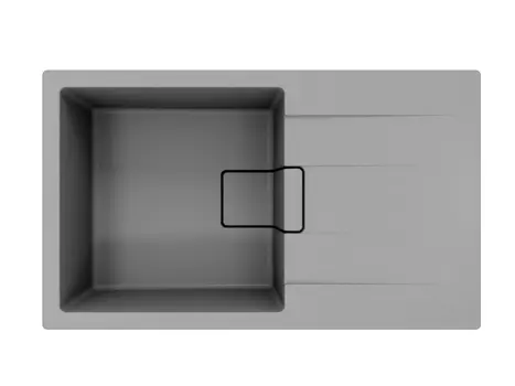 Кухонная мойка Florentina Ривьера 86 см 20.485.D0860.307 серый шелк