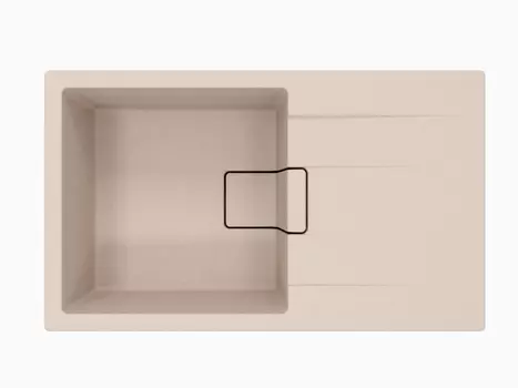 Кухонная мойка Florentina Ривьера 86 см 20.485.D0860.104 бежевая