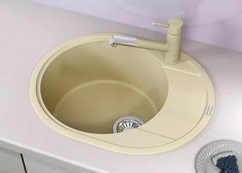 Кухонная мойка Florentina Родос 58 см 20.240.B0580.303 мокко