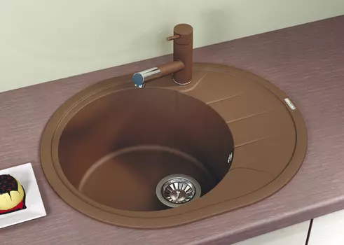 Кухонная мойка Florentina Родос 62 см20.245.B0620.105 коричневая