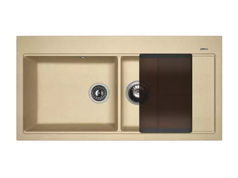 Кухонная мойка Florentina Россана 100 см 20.335.E1000.104 бежевая