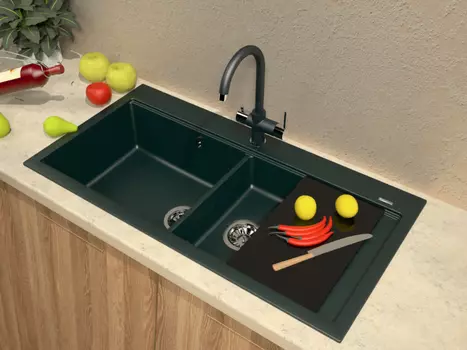 Кухонная мойка Florentina Россана 100 см 20.335.E1000.102 серая