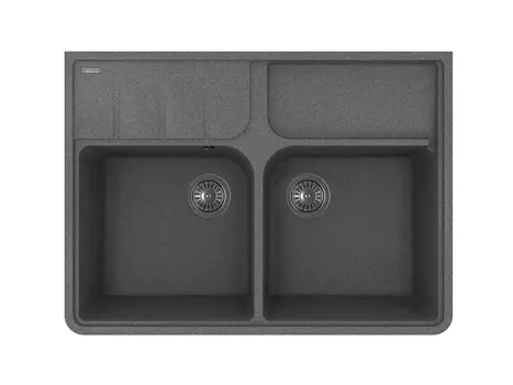 Кухонная мойка Florentina Вилладжио 90 см 20.385.F0898.102 серая, с разделочной доской