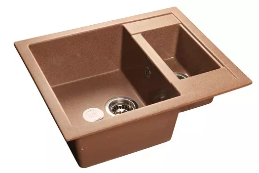 Кухонная мойка Granfest Quadro 61 см Q-610 K терракот