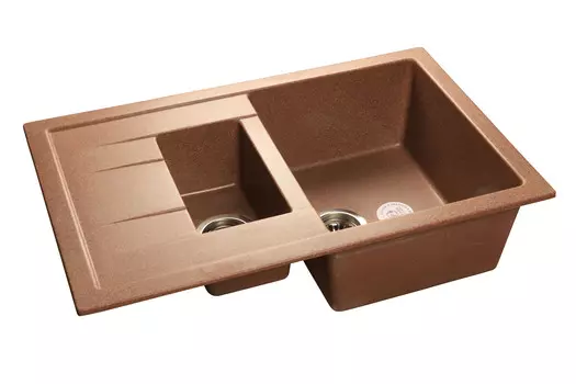 Кухонная мойка Granfest Quadro 77 см Q-775 KL терракот