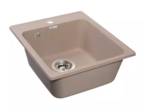 Кухонная мойка Granfest Quarz 42 см GF-Z17 песочная