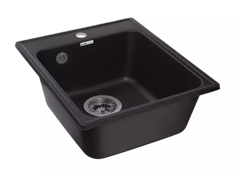 Кухонная мойка Granfest Quarz 42 см GF-Z17 черная