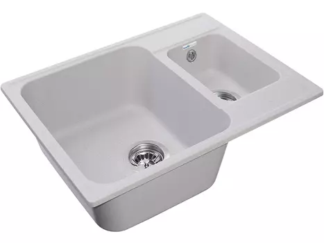 Кухонная мойка Granfest Quarz 62 см GF-Z09 серая