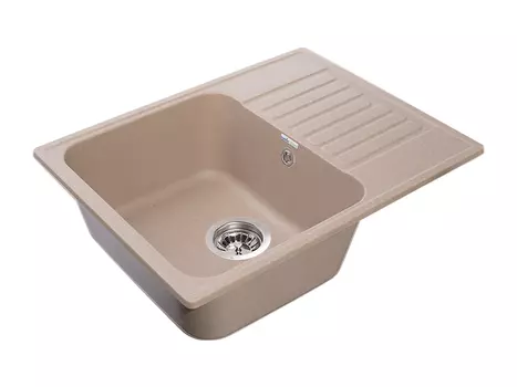 Кухонная мойка Granfest Quarz 62 см GF-Z13 песочная