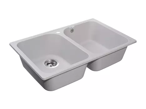 Кухонная мойка Granfest Quarz 74 см GF-Z15 серая