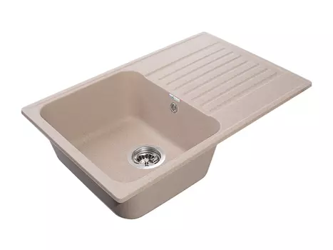 Кухонная мойка Granfest Quarz 74 см GF-Z78 песочная