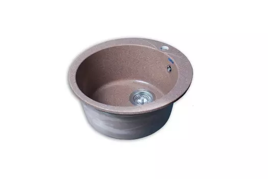 Кухонная мойка Granfest Rondo 48 см R-480 терракот