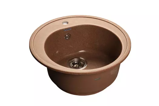 Кухонная мойка Granfest Rondo 51 см R-510 терракот