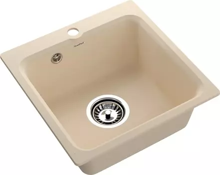 Кухонная мойка Granfest Smart 43 см 430 бежевая