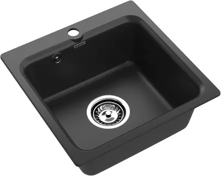 Кухонная мойка Granfest Smart 43 см 430 черная