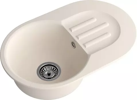 Кухонная мойка Granfest Smart 68 см 685 L белая