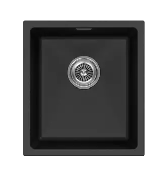 Кухонная мойка Paulmark LUMI 41UNI LU41-BL черный