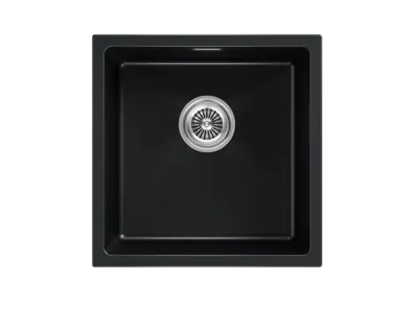 Кухонная мойка Paulmark LUMI 45UNI LU45-BLM черный металлик