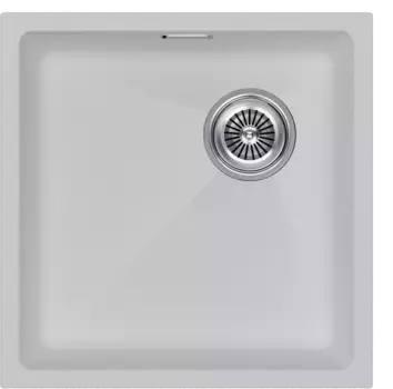 Кухонная мойка Paulmark LUMI 45UNI-SKEW LU45SK-WH белый