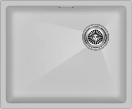 Кухонная мойка Paulmark LUMI 55UNI-SKEW LU55SK-WH белый