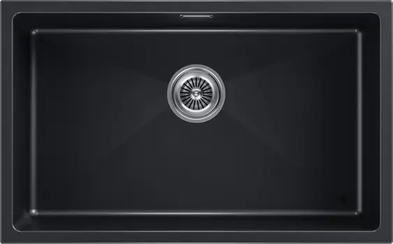 Кухонная мойка Paulmark LUMI 74UNI LU74-BLM черный металлик