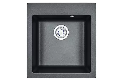 Кухонная мойка Granula 42 см 4201, ШВАРЦ