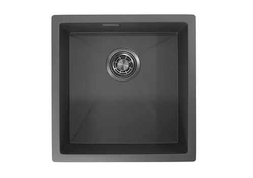 Кухонная мойка Granula 44 см 4445U, ГРАФИТ МАТОВЫЙ