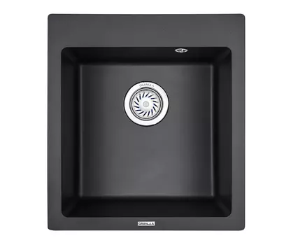 Кухонная мойка Granula 47 см 4651, ЧЁРНЫЙ