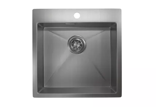 Кухонная мойка Granula 51 см 5151, СТАЛЬ САТИН
