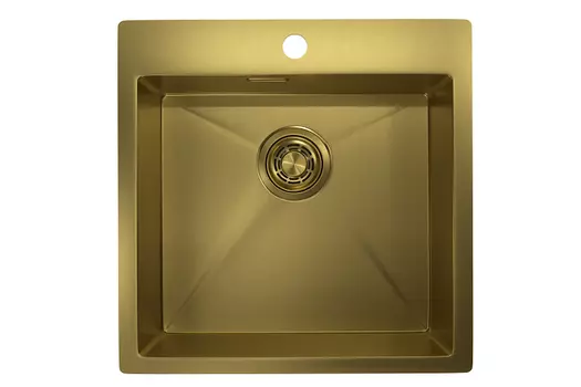 Кухонная мойка Granula 51 см 5151, ЗОЛОТО САТИН