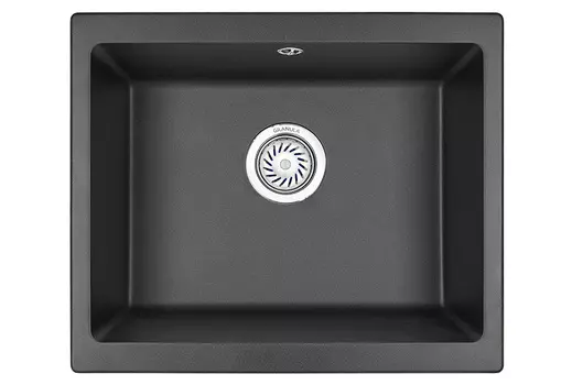 Кухонная мойка Granula 55 см 5551, ЧЁРНЫЙ