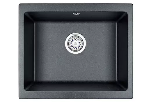 Кухонная мойка Granula 55 см 5551, ШВАРЦ