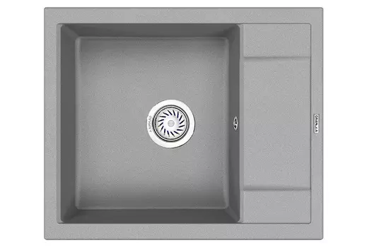 Кухонная мойка Granula 60 см 6002, БАЗАЛЬТ