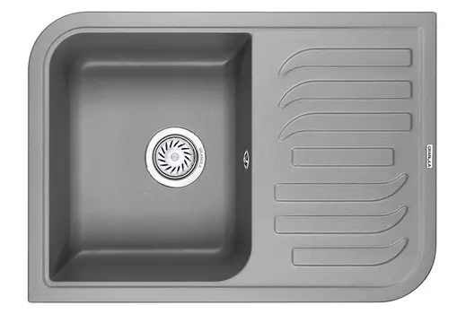 Кухонная мойка Granula 70 см 7001, АЛЮМИНИУМ