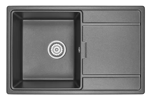 Кухонная мойка Granula 78 см 7804, ЧЁРНЫЙ