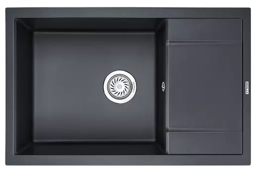 Кухонная мойка Granula 78 см 7805, ШВАРЦ