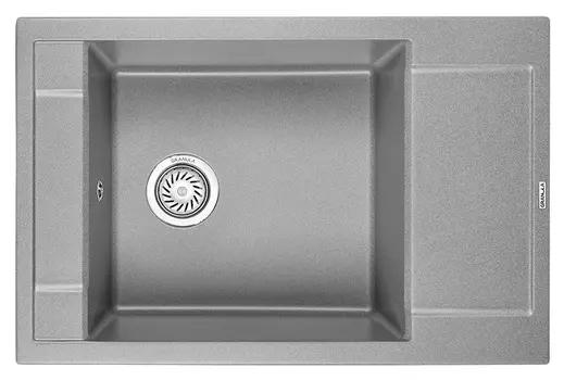 Кухонная мойка Granula 78 см 7806, АЛЮМИНИУМ