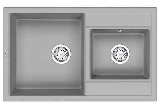 Кухонная мойка Granula 82 см 8201, АЛЮМИНИУМ