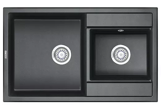 Кухонная мойка Granula 82 см 8201, ШВАРЦ