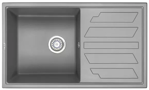 Кухонная мойка Granula 86 см 8601, АЛЮМИНИУМ