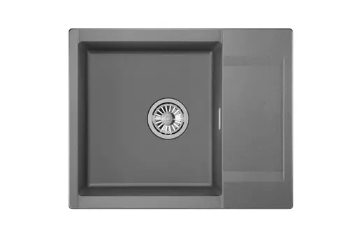 Кухонная мойка Granula Estetica 62 см 6202, ГРАФИТ
