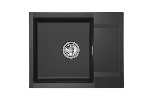 Кухонная мойка Granula Estetica 62 см 6202, ЧЁРНЫЙ