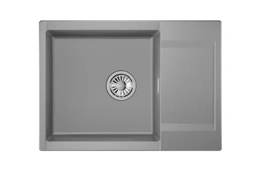 Кухонная мойка Granula Estetica 70 см 7003, АЛЮМИНИУМ
