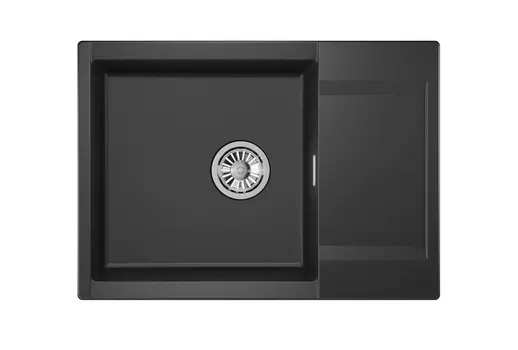 Кухонная мойка Granula Estetica 70 см 7003, ЧЁРНЫЙ